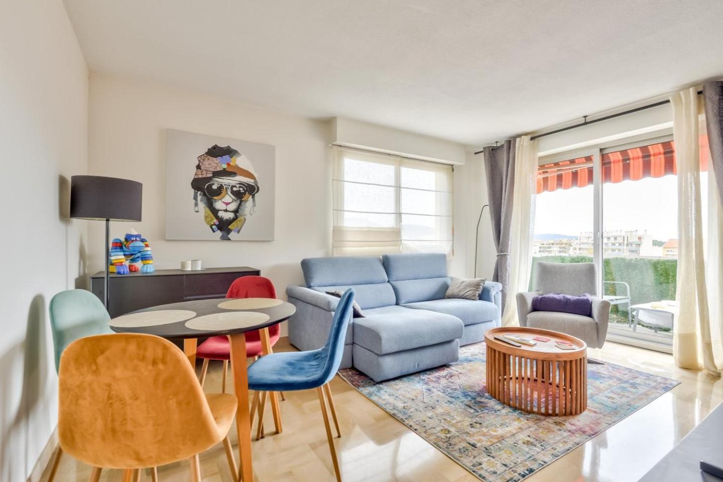 Amazing 1br Flat With Balcony And View In De Apartment Nice